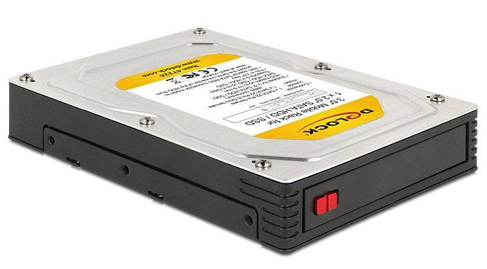 DeLOCK 3.5" Mobile Rack for 1 x 2.5" SATA HDD / SSD - Mobiles Speicher-Rack - 2.5" (6.4 cm)