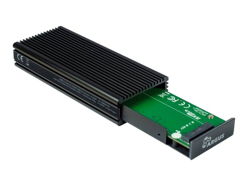 INTER-TECH - Argus K-1685 - Speichergehäuse - M.2 - M.2 NVMe Card / PCIe (NVMe)