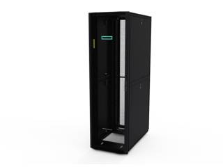 HPE 600mm x 1075mm G2 Enterprise Shock Rack - Schrank - Schwarz mit silbernen Akzenten - 42HE - 48.3 cm (19")