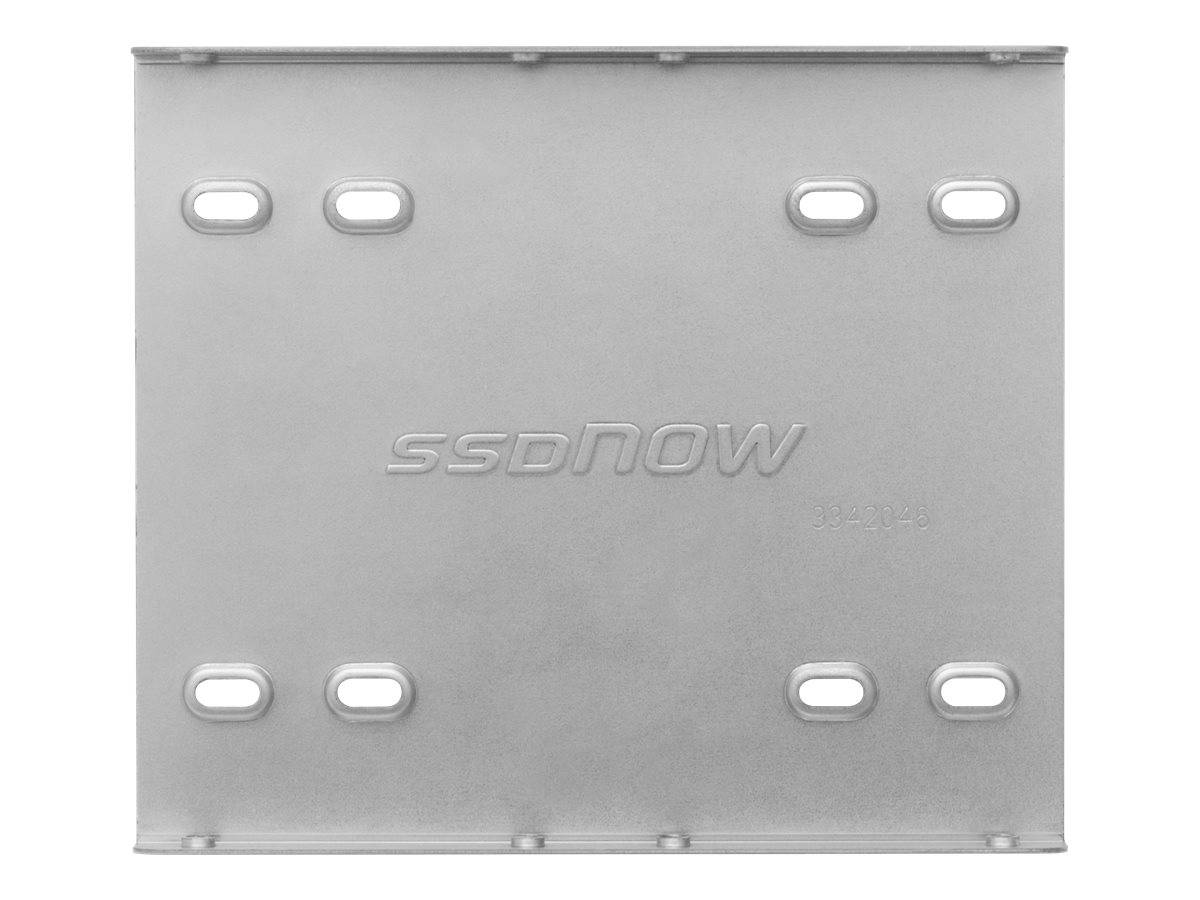 Silbernes SSD-Gehäuse oder Montageplatte mit „SSD NOW