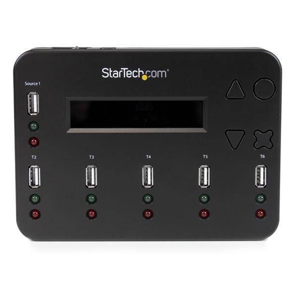 StarTech.com 1:5 Standalone USB Flash Drive Duplikator und Eraser-1 zu 5 Flash Drive Kopierer & Sanitizer