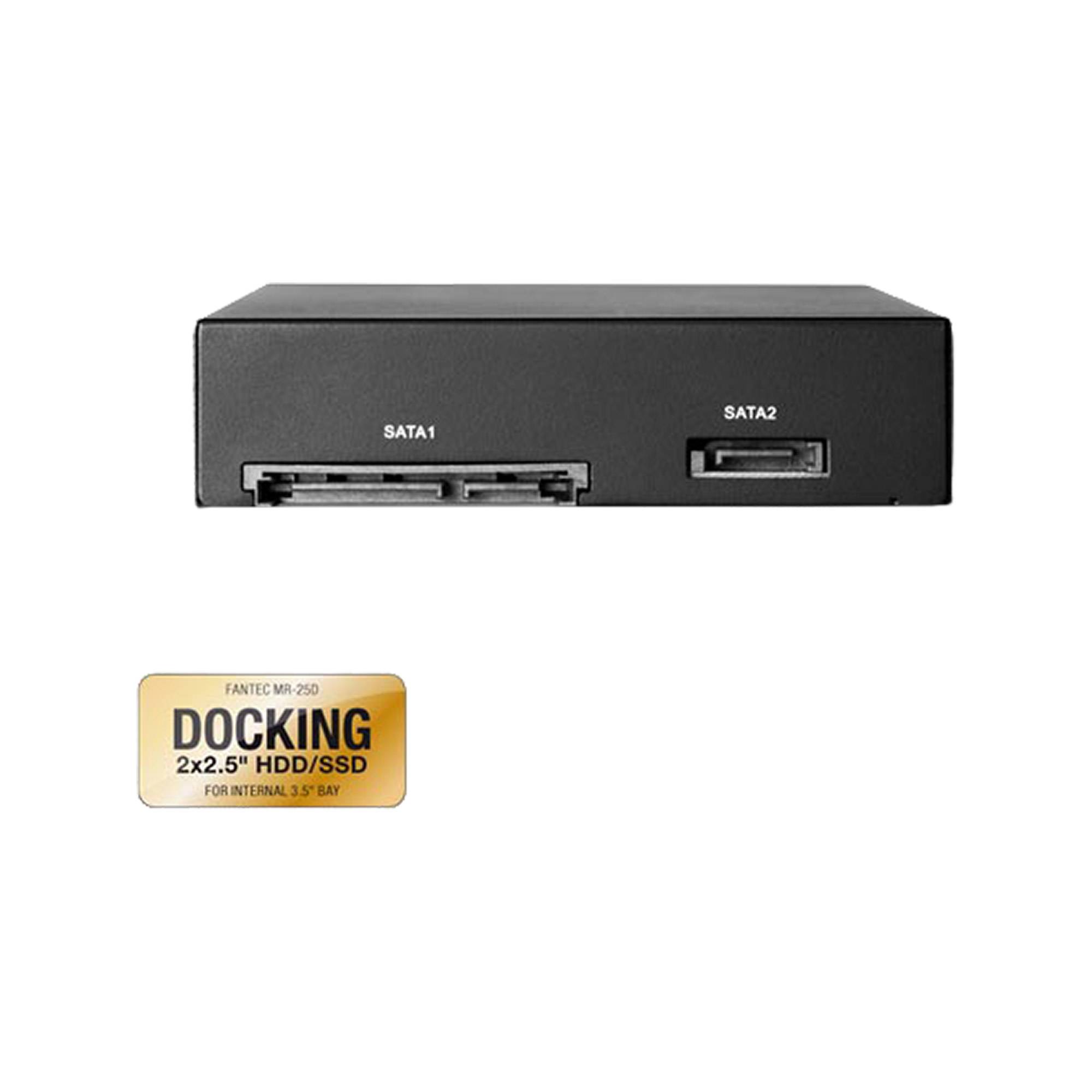 FANTEC MR-25D - Festplatten-Array - 2 Schächte (SATA-600)