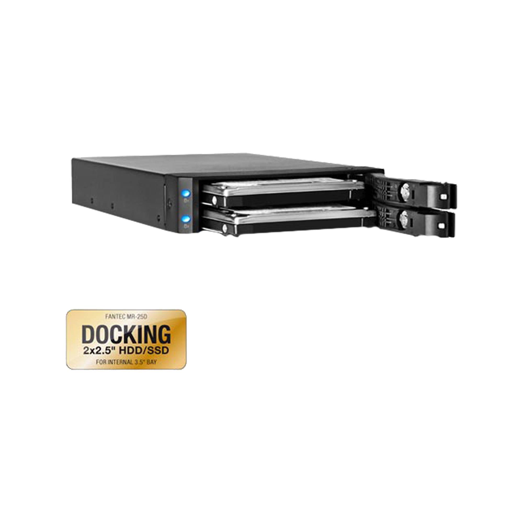 FANTEC MR-25D - Festplatten-Array - 2 Schächte (SATA-600)