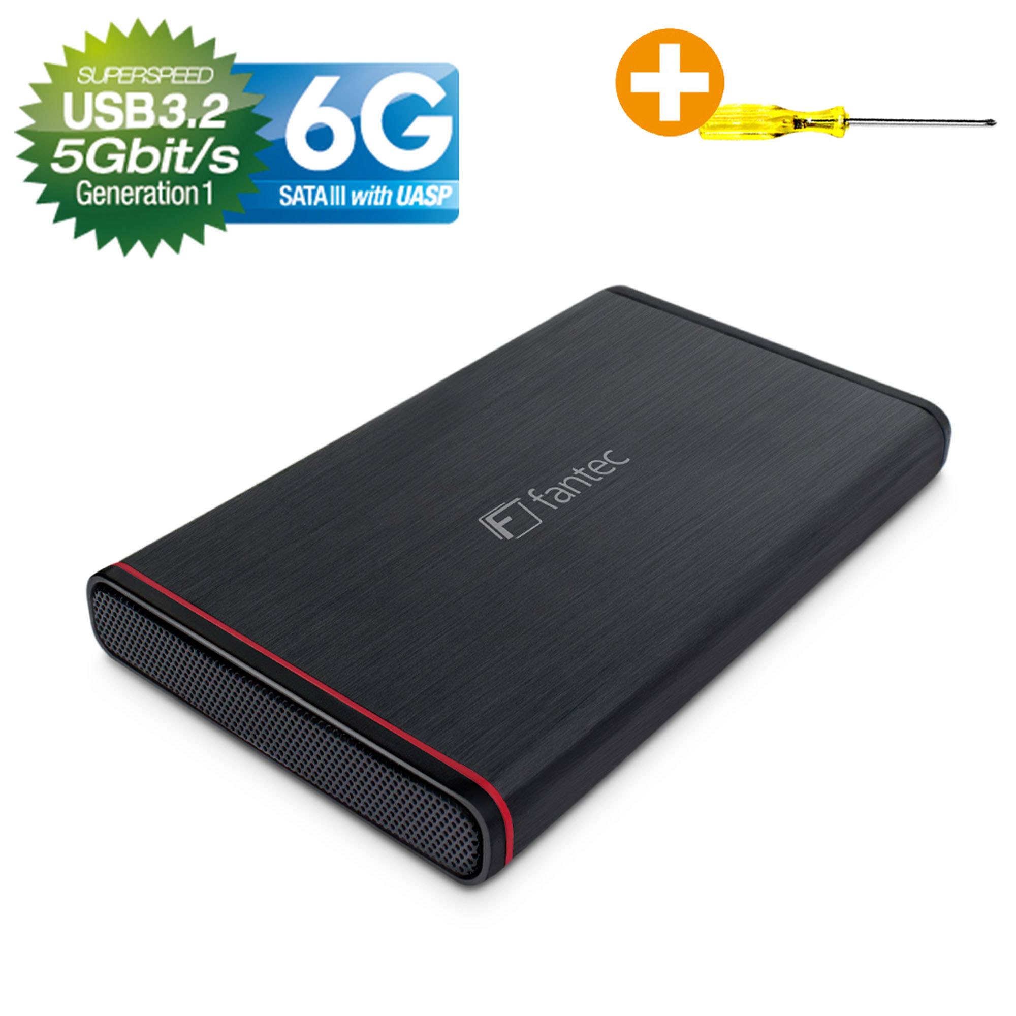 FANTEC 225U3-6G - Speichergehäuse mit Netzanzeige - 2.5"" (6.4 cm)