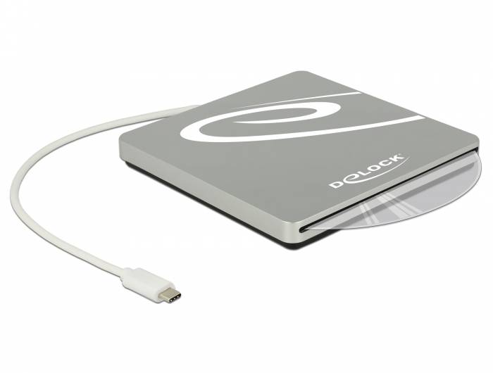 DeLOCK 5.25 External Enclosure Slot-in Slim SATA > USB C - Speichergehäuse - SATA - 5 Gbit/s - USB 3.1 (Gen 1)
