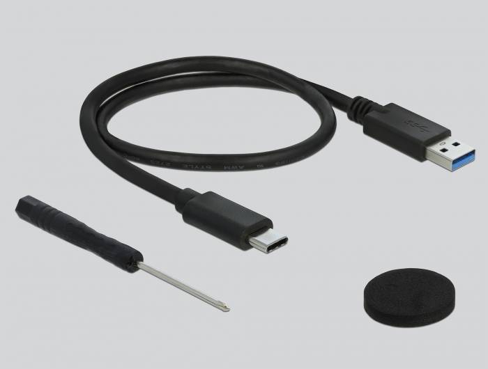 Delock External Enclosure for 2.5"" SATA HDD / SSD with SuperSpeed USB 10 Gbps (USB 3.1 Gen 2)