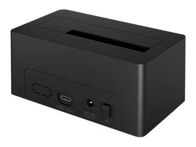 ICY BOX IB-1121-C31 - HDD-Dockingstation mit blaue LED vorn, lüfterlos Schächte: 1 - 2,5"" / 3,5"" gemeinsam genutzt (6,4