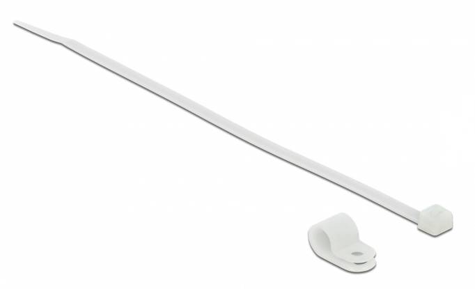 DeLOCK - Kabelbinder-Kit - 25 cm - weiß