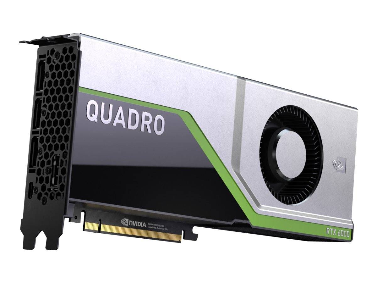 NVIDIA Quadro RTX 6000 - Grafikkarten - Quadro RTX 6000 - 24 GB GDDR6 - PCIe 3.0 x16 - 4 x DisplayPort, USB-C - für ThinkStation P520 30BE (1000