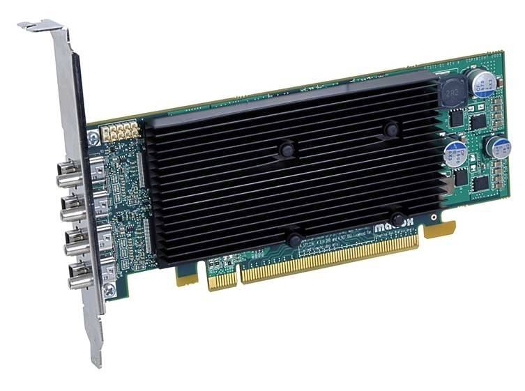 Matrox M9148 - Grafikkarten - M9148 - 1 GB - PCIe x16 Low-Profile