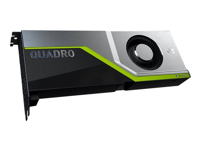 NVIDIA Quadro RTX 6000 - Grafikkarten - Quadro RTX 6000 - 24 GB GDDR6 - PCIe 3.0 x16 - 4 x DisplayPort, USB-C - für Workstation Z2 G4 (MT, 650 Watt)