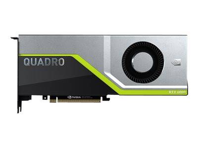 NVIDIA Quadro RTX 6000 - Grafikkarten - Quadro RTX 6000 - 24 GB GDDR6 - PCIe 3.0 x16 - 4 x DisplayPort, USB-C - für Workstation Z2 G4 (MT, 650 Watt)