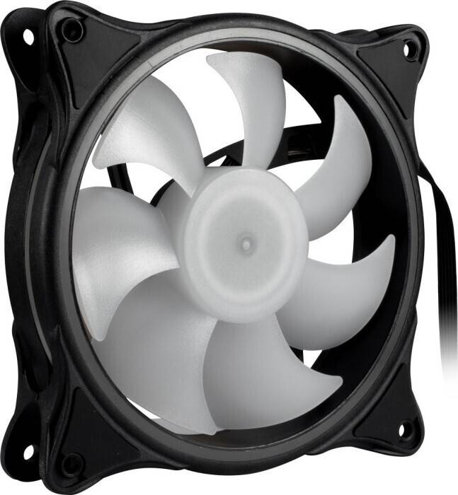 Lüfter 120x120x25 ARGUS RGB-FAN SET RS-08, 3X