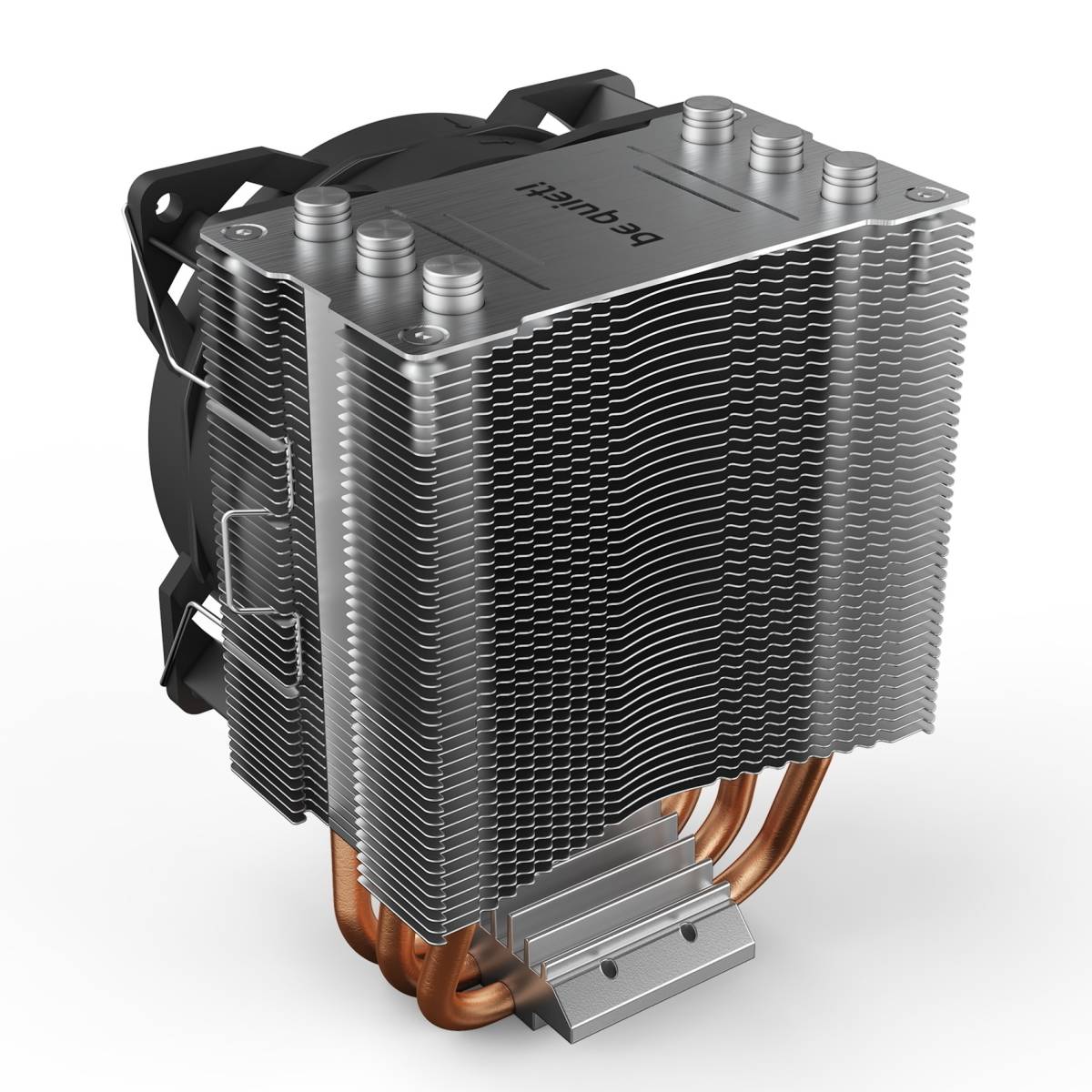 be quiet Pure Rock Slim 2 Prozessorkühler 1er-Pack Schwarz Silber 92 mm