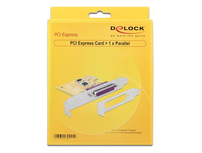 DeLock PCI Express Card 1 x Parallel - Parallel-Adapter