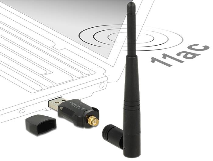DeLock USB 2.0 Dual Band WLAN ac/a/b/g/n Stick