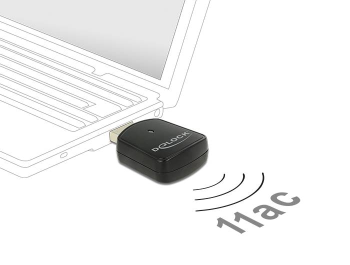 DeLock Wireless LAN USB Mini Stick - Netzwerkadapter