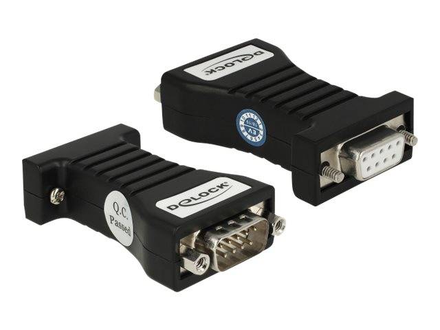 DeLOCK Isolator 1 x Serial RS-232 DB9 female to 1 x Serial RS-232 DB9 male 3 kV