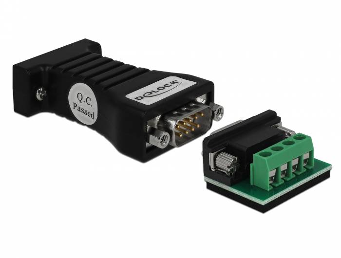 DeLock Converter 1 x Serial RS-232 DB9 to 1 x Serial RS-485 with ESD protection 15 kV