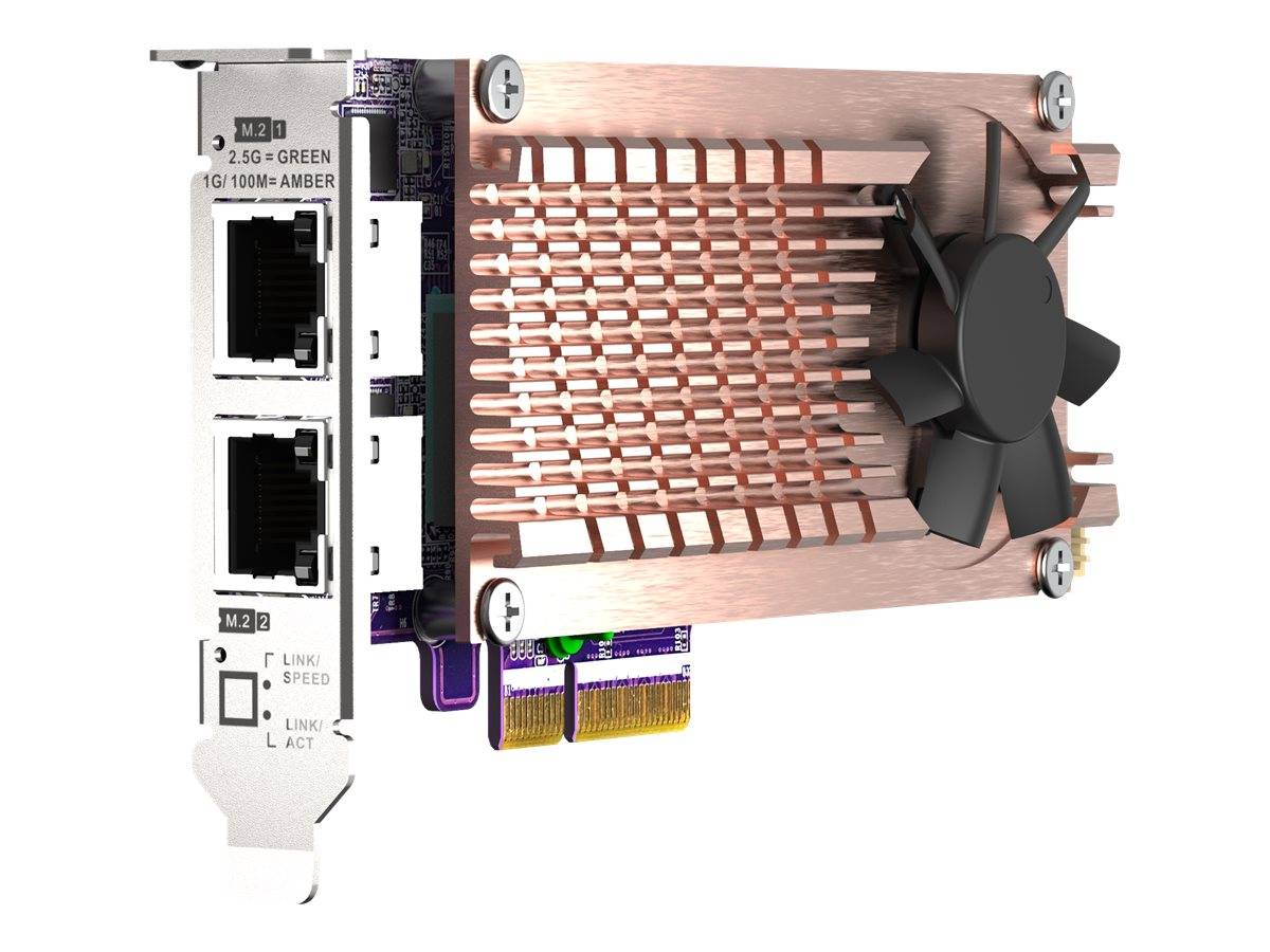 QNAP QM2-2P2G2T - Speicher-Controller - M.2 - M.2 NVMe Card / PCIe 3.0 (NVMe)