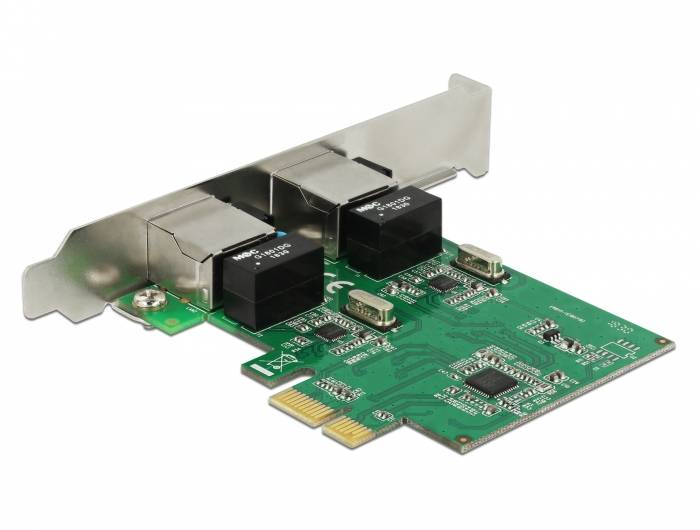 Delock PCI Express Card > 2 x Gigabit LAN - Netzwerkadapter