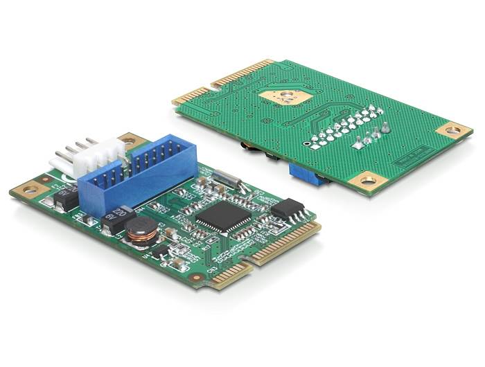 Delock MiniPCIe I/O PCIe full size 1 x 19 Pin USB 3.0 Pin Header