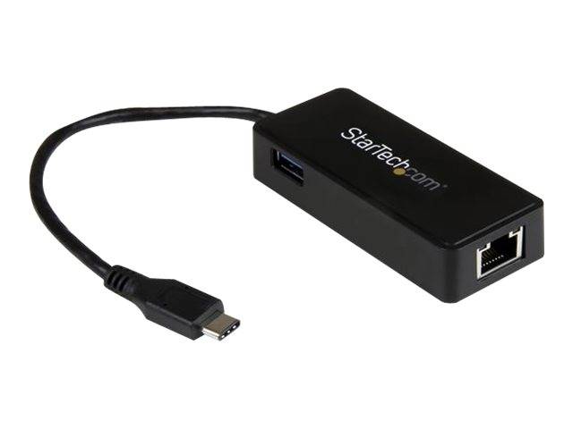 StarTech.com USB-C to Ethernet Gigabit Adapter - Thunderbolt 3 Compatible - USB Type C Network Adapter - USB C Ethernet