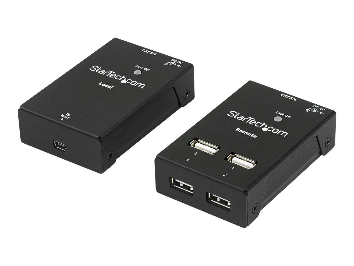 StarTech.com 4-Port USB 2.0 Extender - 165ft (50m)
