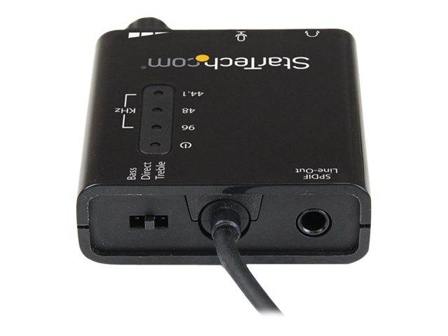 StarTech.com USB Audio Adapter - Externe USB Soundkarte mit SPDIF Digital Audio mit 2x 3,5mm Klinke