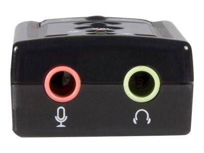 StarTech.com USB Audio Adapter 7.1 - USB auf Soundkarte Virtual 3D Soundeffekt 7.1 - Soundcard mit USB (Stecker)