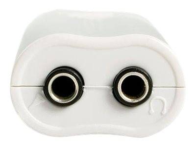 StarTech.com USB Audio Adapter - USB auf Soundkarte in weiß - Soundcard mit USB (Stecker)