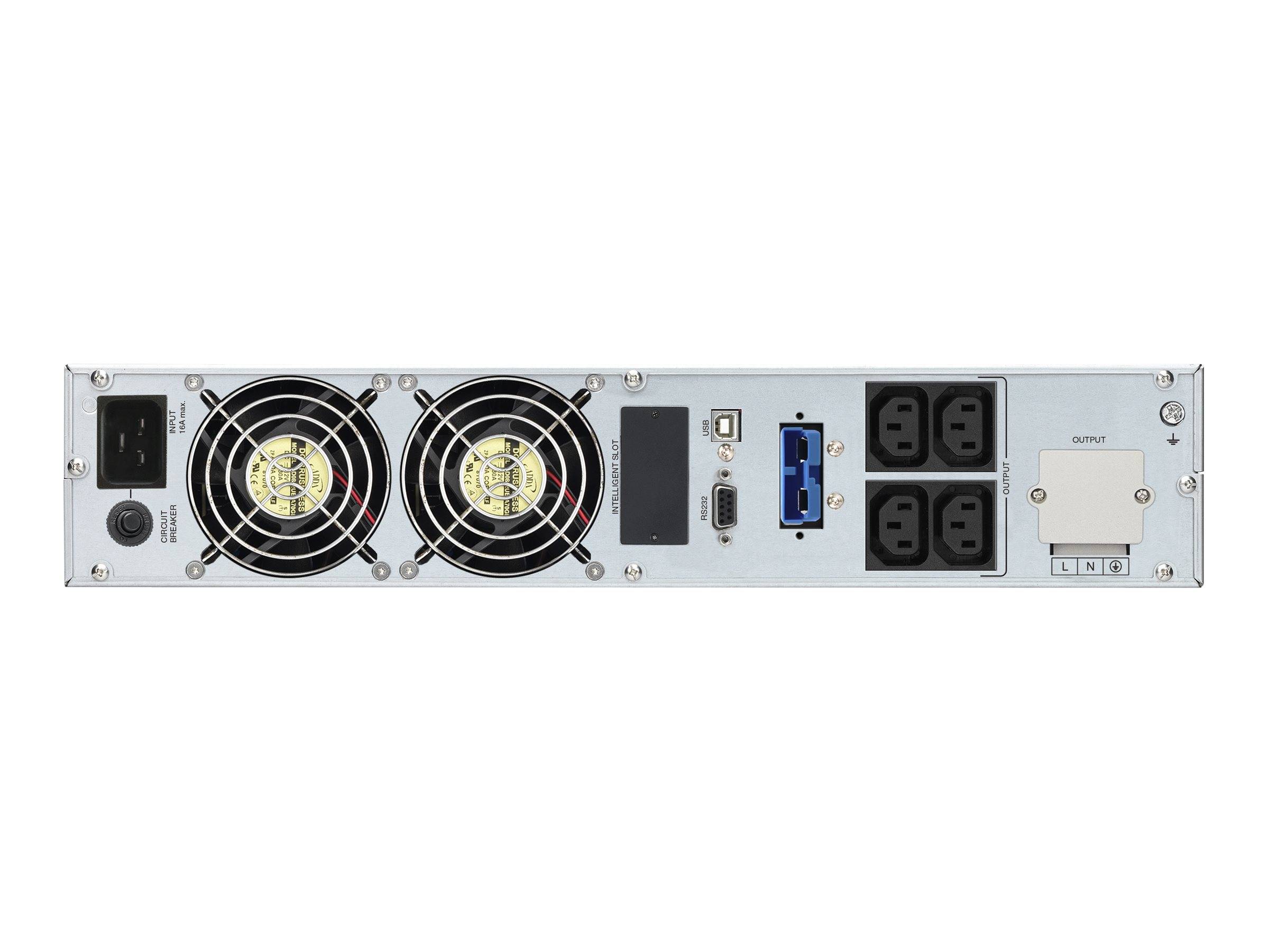 BlueWalker PowerWalker VFI 3000 CRM LCD - USV (in Rack montierbar/extern) - AC 110-300 V - 2400 Watt - 3000 VA - 9 Ah - RS-232, USB