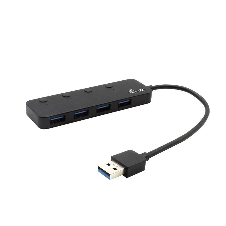 i-Tec USB 3.0 Metal HUB 4 Port with individual On/Off Switches
