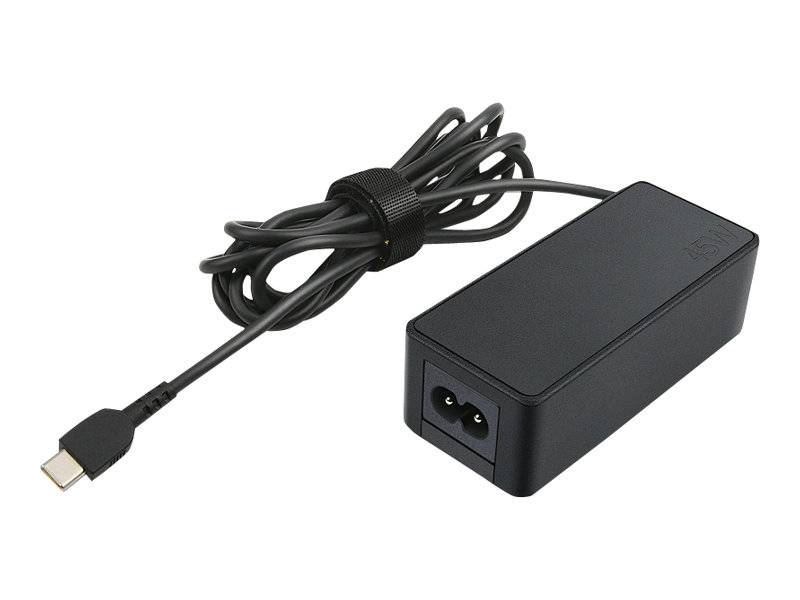 Lenovo 45W Standard AC Adapter (USB Type-C) - Netzteil - Wechselstrom 100-240 V - 45 Watt - Dänemark - CRU - für Lenovo 100e (1st/2nd Gen)