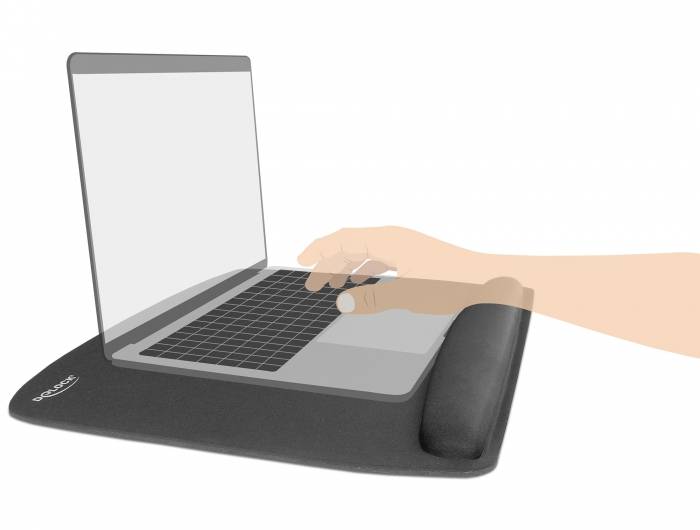 DeLOCK Ergonomic - Mauspad mit Handgelenkpolsterkissen