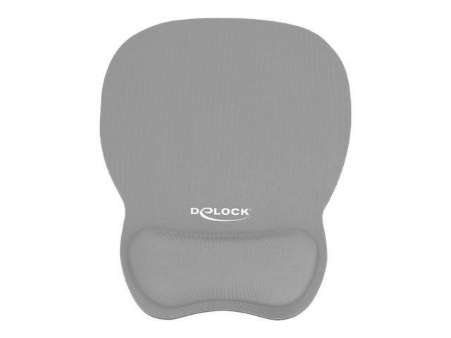 Delock Ergonomic - Mauspad mit Handgelenkpolsterkissen
