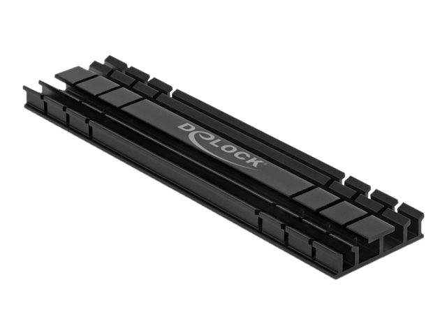DeLOCK Heatsink flat 100 mm for M.2 module black