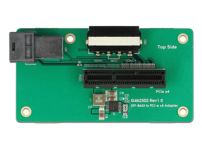 DeLOCK Adapter SFF-8643 > PCIe x4 - Interne Bus-Erweiterung