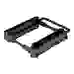 StarTech.com Dual 2,5 SSD/HDD Einbaurahmen für 3,5 Laufwerksschacht - Werkzeuglose Installation - 2 Laufwerks Adapter - Laufwerksschachtadapter -