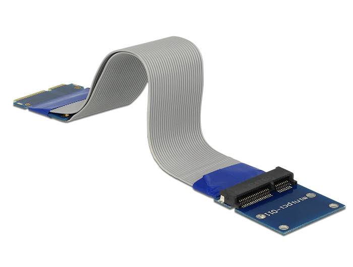 DeLOCK Extension Mini PCI Express / mSATA male > slot riser card