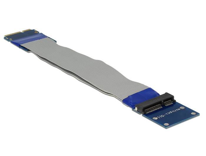 DeLOCK Extension Mini PCI Express / mSATA male > slot riser card