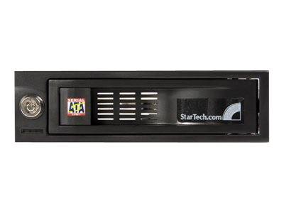 StarTech.com SATA Wechselrahmen 5,25 Zoll trägerlos - Mobiles Festplatten Speicher Rack für 8,9cm (3,5)