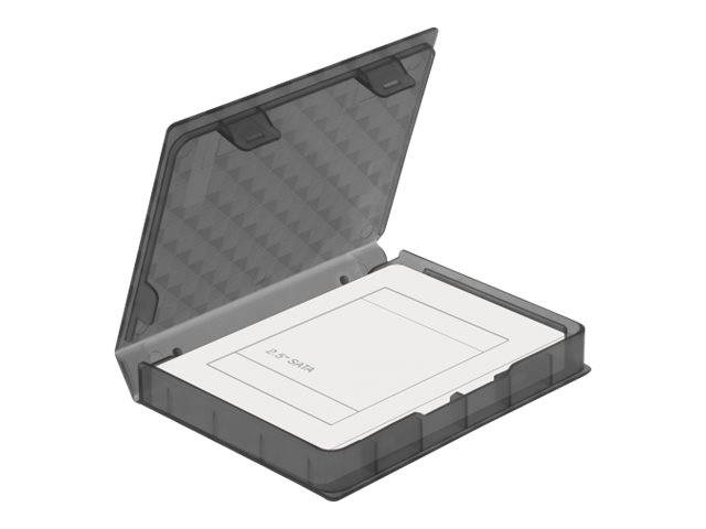 Delock Protection Box - Festplattenlaufwerk-Schutzgehäuse - Kapazität: 1 Festplatte (2,5")