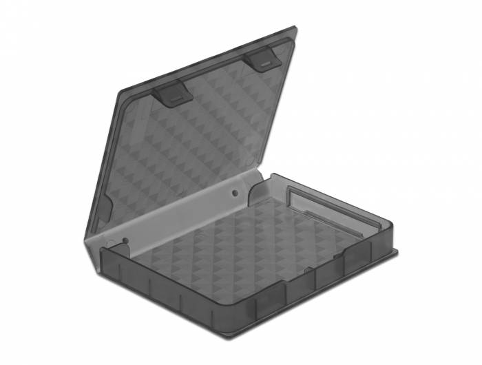 Delock Protection Box - Festplattenlaufwerk-Schutzgehäuse - Kapazität: 1 Festplatte (2,5")