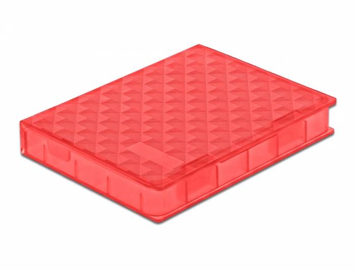 Delock Protection Box - Festplattenlaufwerk-Schutzgehäuse - Kapazität: 1 Festplatte (2,5")