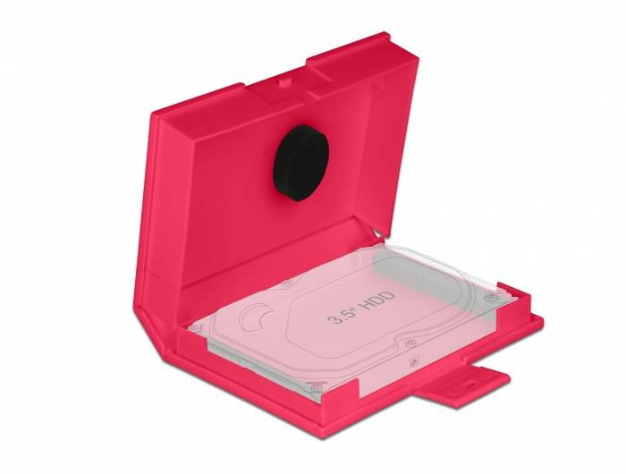 Delock Protection Box - Festplattenlaufwerk-Schutzgehäuse - Kapazität: 1 Festplattenlaufwerk (3,5")