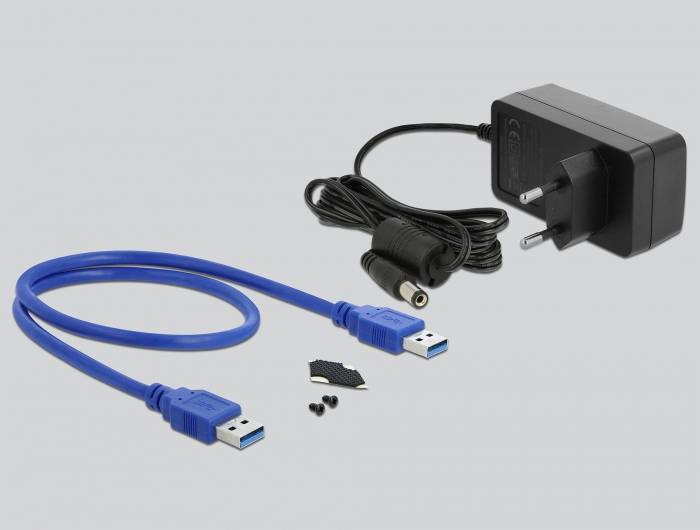 Delock External Enclosure for 3.5"" SATA HDD with SuperSpeed USB (USB 3.1 Gen 1)