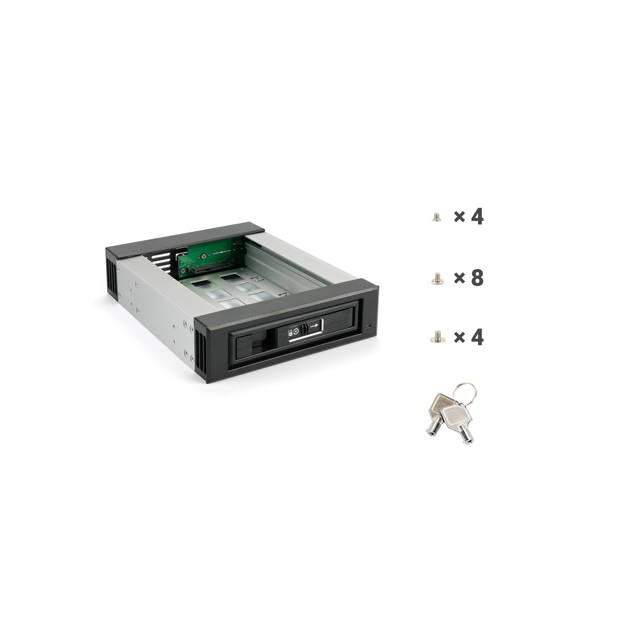 FANTEC BP-T3525 - Mobiles Speicher-Rack - 2,5"" / 3,5"" gemeinsam genutzt (6,4 cm/8,9 cm gemeinsam genutzt)