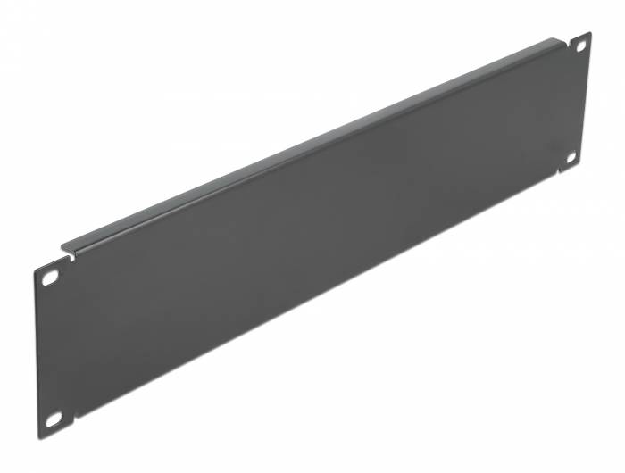 DeLOCK Network Cabinet Blind Cover - Rack-Blindabdeckungsplatte - Schwarz - 2U - 48.3 cm (19")