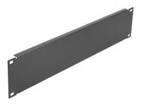 DeLOCK Network Cabinet Blind Cover - Rack-Blindabdeckungsplatte - Schwarz - 2U - 48.3 cm (19")